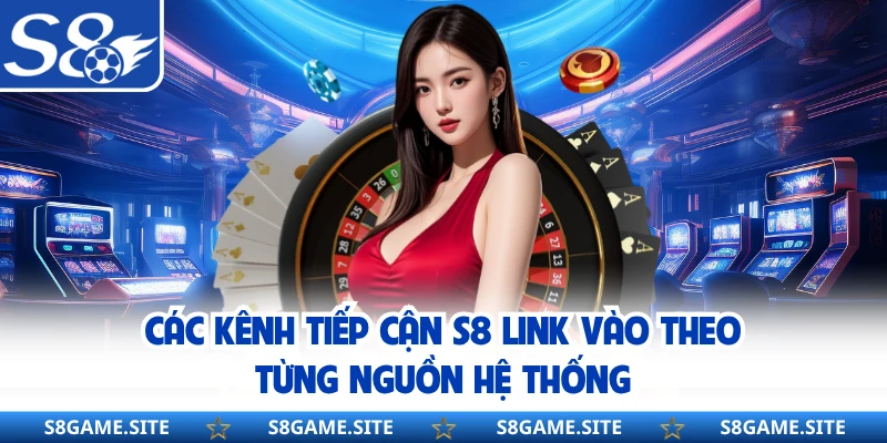 Các kênh tiếp cận S8 link vào theo từng nguồn hệ thống
